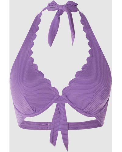 Esprit Bikini-Oberteil mit Bügeln - Lila