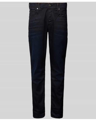 G-Star RAW Regular Tapered Fit Jeans im 5-Pocket-Design - Blau