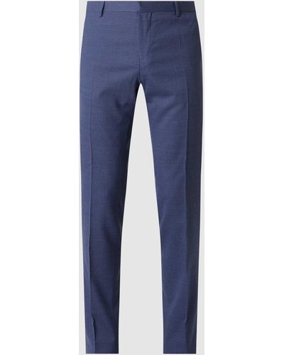 Tommy Hilfiger Slim Fit Anzughose mit Stretch-Anteil - Blau