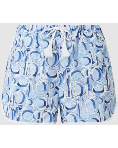 JOOP! BODYWEAR Pyjama-Hose mit Logo-Muster - Blau