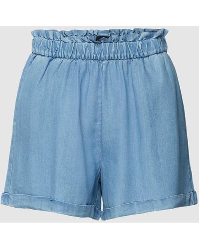 Vero Moda Shorts im Denim-Look Modell 'HARPER' - Blau
