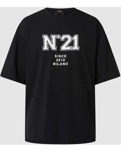 N°21 T-shirt Met Logo - Zwart