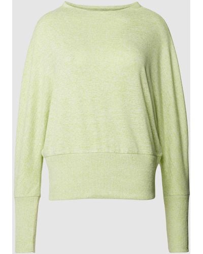 Opus Sweatshirt mit Stehkragen Modell 'Sokola' - Grün
