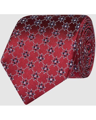 Eterna Krawatte aus Seide (6 cm) - Rot