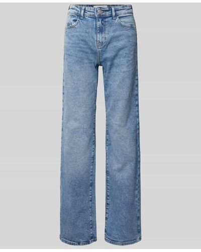 Noisy May Jeans mit weitem Bein Modell 'YOLANDA' - Blau