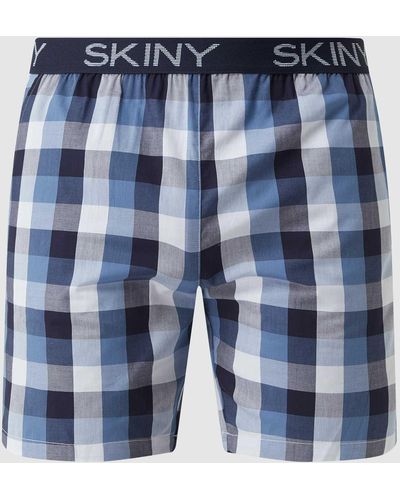 SKINY Pyjama-Hose aus Baumwolle - Blau