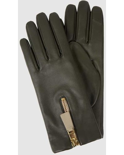 Roeckl Sports Touchscreen-Handschuhe aus Leder - Grün