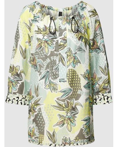 Marc Cain Longbluse mit Allover-Muster - Mettallic