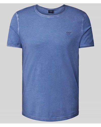 JOOP! Jeans T-Shirt mit Rundhalsausschnitt Modell 'Clark' - Blau