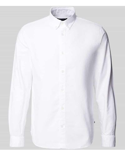Matíníque Freizeithemd mit Button-Down-Kragen - Weiß