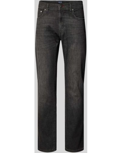 Hechter Paris Regular Fit Jeans mit Eingrifftaschen Modell 'BELFORT' - Grau
