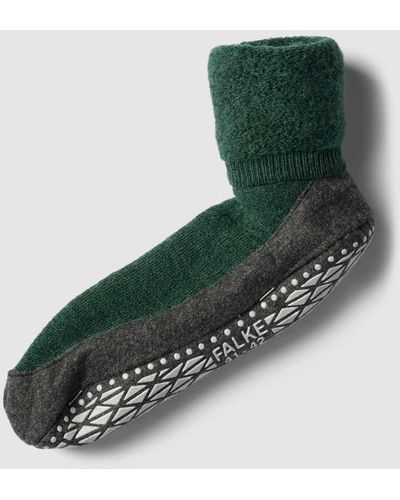 FALKE Socken mit elastischem Rippenbündchen Modell 'COSYSHOES' - Grün