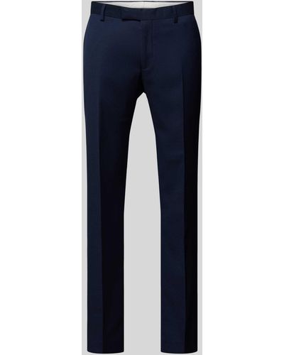 Pierre Cardin Slim Fit Pantalon Met Structuurmotief - Blauw