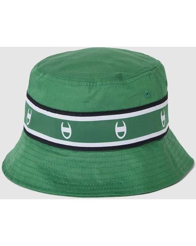 Champion Bucket Hat mit Label-Details - Grün