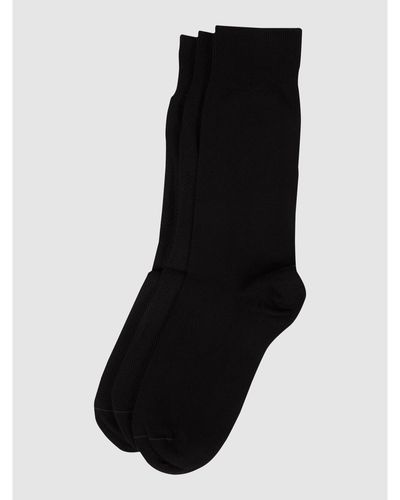 Lacoste Socken mit Stretch-Anteil im 3er-Pack - Schwarz
