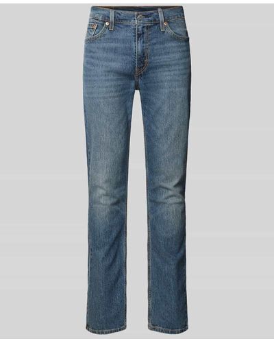Levi's Slim Fit Jeans mit Label-Detail Modell '511TM' - Blau