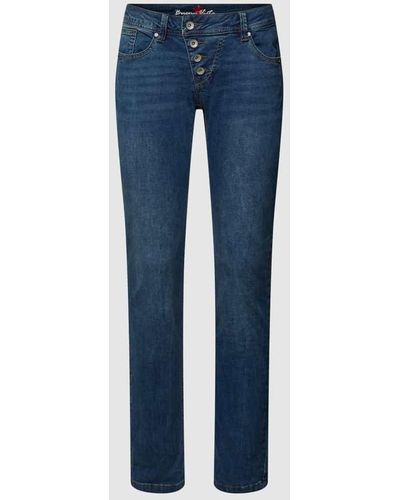 Buena Vista Jeans im 5-Pocket-Design Modell 'Malibu' - Blau