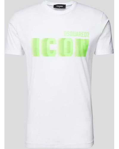 DSquared² T-Shirt mit Motiv-Print - Mehrfarbig