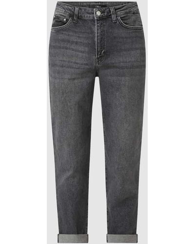 Mavi Mom Fit Jeans mit Stretch-Anteil Modell 'Stella' - Grau