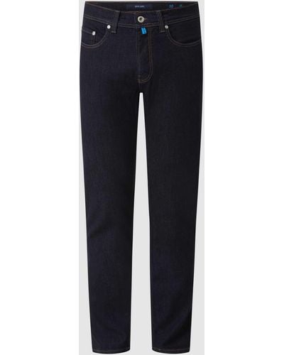 Pierre Cardin Tapered Fit Jeans Met Biologisch Katoen, Model 'lyon' - Blauw