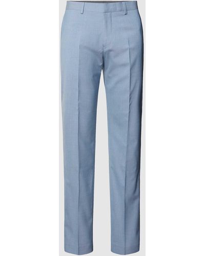 S.oliver Pantalon Met Persplooien - Blauw
