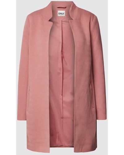ONLY Mantel mit Eingrifftaschen Modell 'SOHO' - Pink