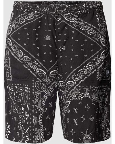 Review Paisley Shorts - Grau