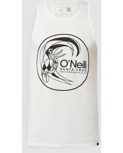 O'neill Sportswear Regular Fit Tanktop aus Baumwolle Modell 'Original' - Grau