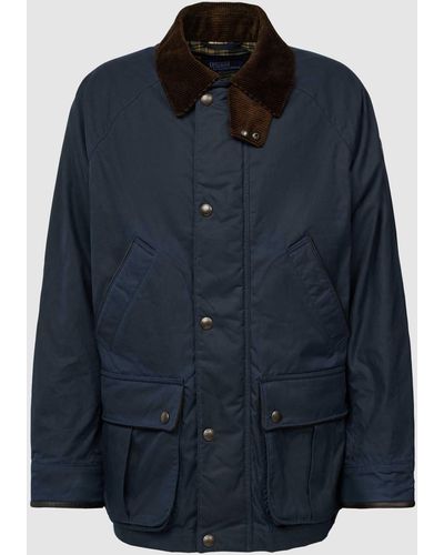 Polo Ralph Lauren Jacke aus reiner Baumwolle - Blau