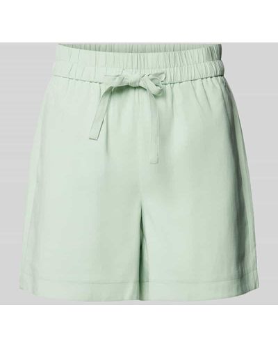 Vero Moda Loose Fit Shorts mit Tunnelzug Modell 'CARMEN' - Grün