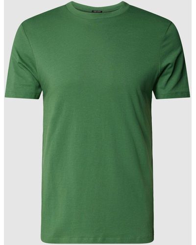 Strellson T-Shirt mit Rundhalsausschnitt und kurzen Ärmeln - Grün