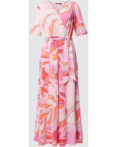 Betty Barclay Midikleid mit Allover-Muster - Pink