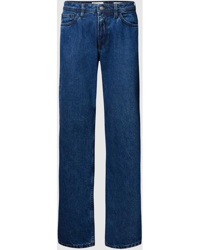 Tom Tailor Jeans Met Labelpatch - Blauw