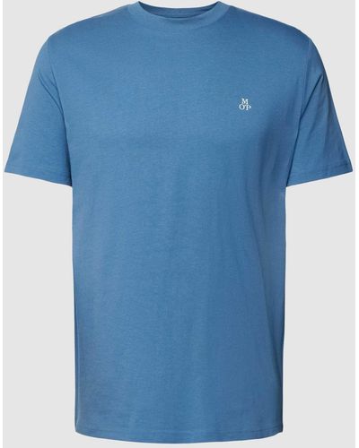 Marc O' Polo T-shirt Van Zuiver Katoen - Blauw