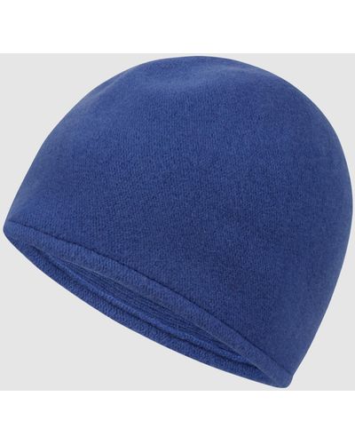 LOEVENICH Mütze aus Wolle Modell 'Omali' - Blau