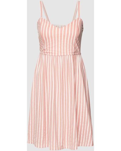 ONLY Mini-jurk Met Streepmotief - Roze