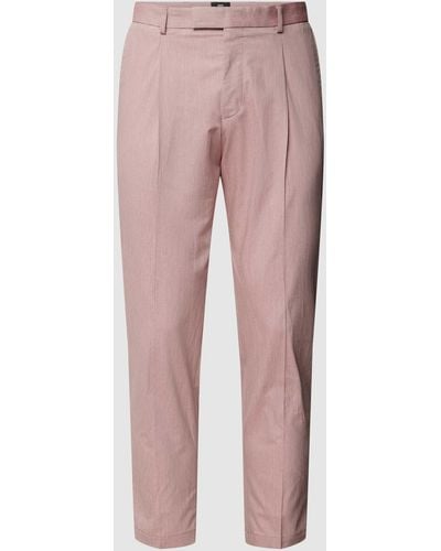 Cinque Anzughose mit Bundfalten Modell 'Salto' - Pink