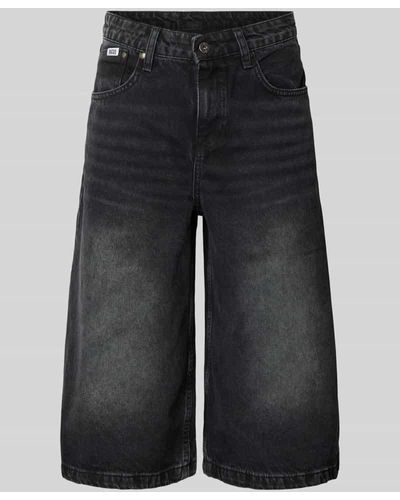 The Ragged Priest Regular Fit Jeansshorts im 5-Pocket-Design - Schwarz
