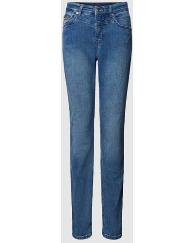 M·a·c Slim Fit Jeans im 5-Pocket-Design - Blau