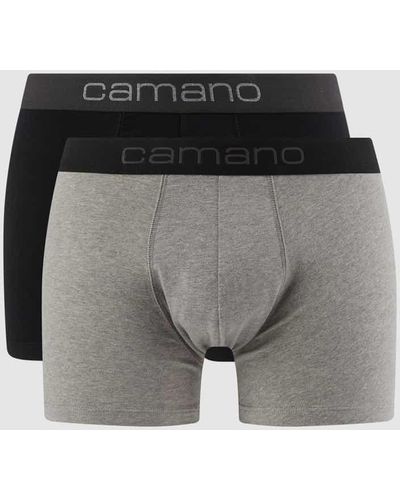 Camano Trunks mit Stretch-Anteil im 2er-Pack - Grau