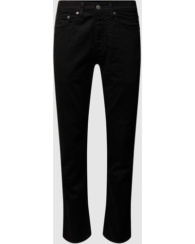 Levi's Straight Fit Jeans mit Stretch-Anteil Modell '514' - 'Water - Schwarz