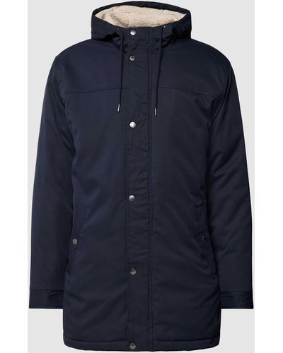 Only & Sons Parka Met Capuchon - Blauw