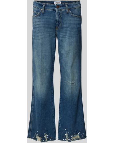 Cambio Flared Cut Jeans - Blau