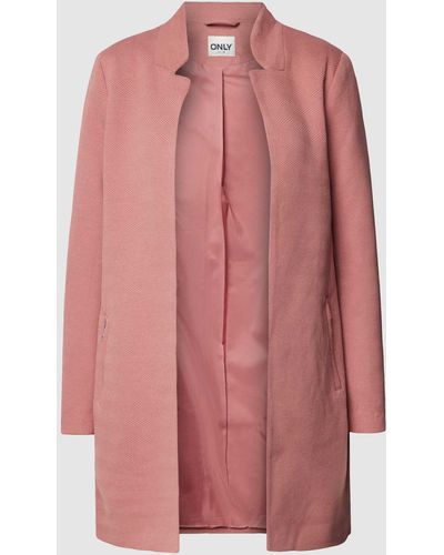 ONLY Mantel mit Eingrifftaschen Modell 'SOHO' - Pink