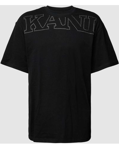 Karlkani T-shirt Met Labelprint - Zwart