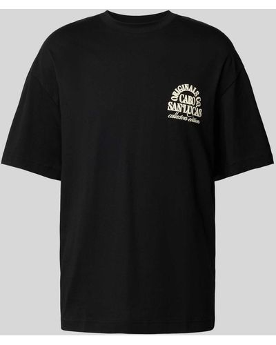 Jack & Jones T-shirt Met Statementprint - Zwart