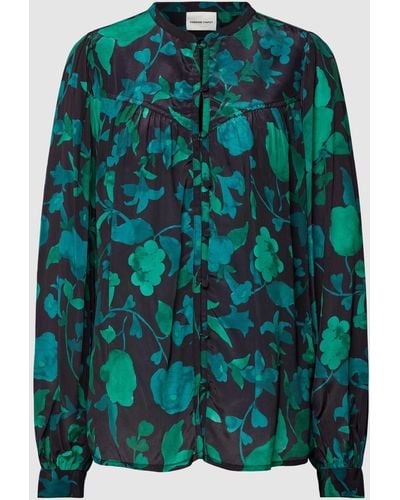 FABIENNE CHAPOT Bluse mit floralem Muster Modell 'Resa' - Grün
