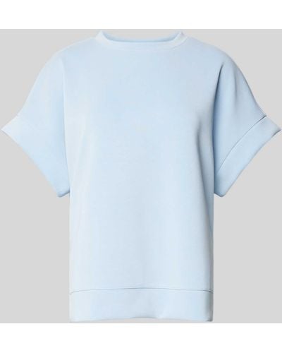 Rich & Royal Sweatshirt Met Halflange Mouwen - Blauw
