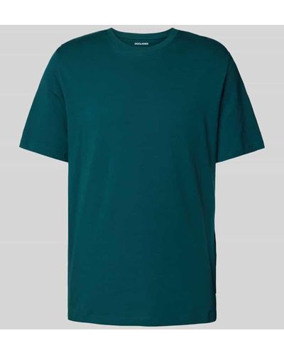 Jack & Jones T-Shirt mit Label-Detail Modell 'ORGANIC' - Grün