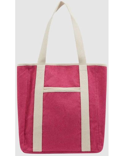 Esprit Shopper aus Canvas - Pink